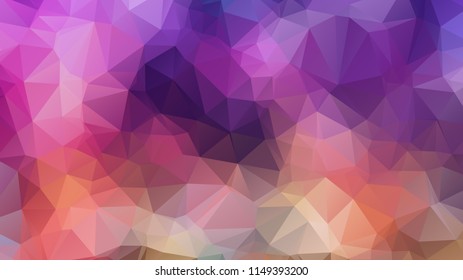 Abstract geometric style brown background. Autumn-colored business background Vector illustration. Red, brown, purple colors. Simple polygon background