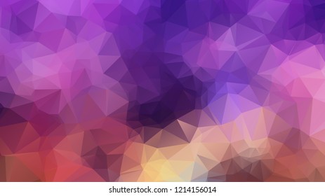 Abstract geometric style brown background. Autumn-colored business background Vector illustration. Red, brown, purple colors. Simple polygon background