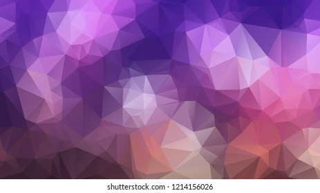 Abstract geometric style brown background. Autumn-colored business background Vector illustration. Red, brown, purple colors. Simple polygon background