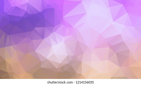 Abstract geometric style brown background. Autumn-colored business background Vector illustration. Red, brown, purple colors. Simple polygon background