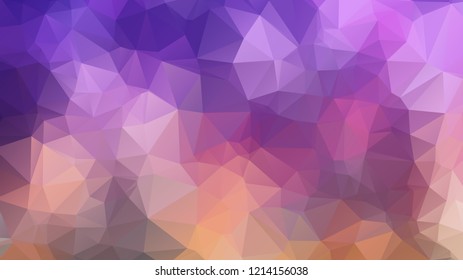 Abstract geometric style brown background. Autumn-colored business background Vector illustration. Red, brown, purple colors. Simple polygon background