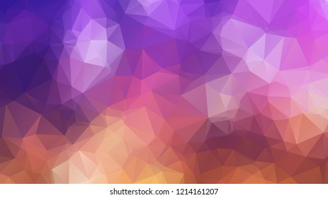 Abstract geometric style brown background. Autumn-colored business background Vector illustration. Red, brown, purple colors. Simple polygon background