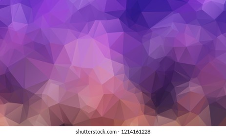 Abstract geometric style brown background. Autumn-colored business background Vector illustration. Red, brown, purple colors. Simple polygon background