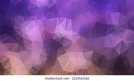 Abstract geometric style brown background. Autumn-colored business background Vector illustration. Red, brown, purple colors. Simple polygon background