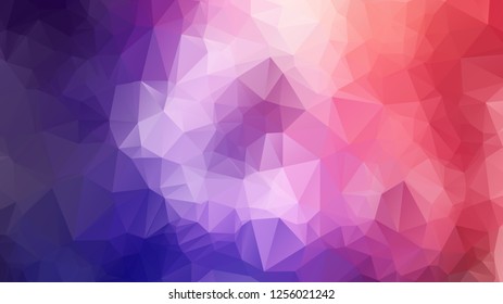Abstract geometric style brown background. Autumn-colored business background Vector illustration. Red, brown, purple colors. Simple polygon background