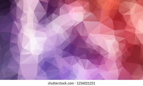 Abstract geometric style brown background. Autumn-colored business background Vector illustration. Red, brown, purple colors. Simple polygon background