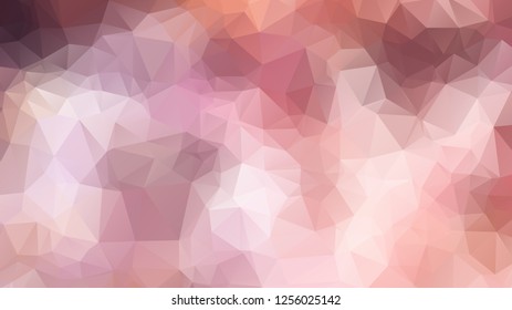 Abstract geometric style brown background. Autumn-colored business background Vector illustration. Red, brown, purple colors. Simple polygon background