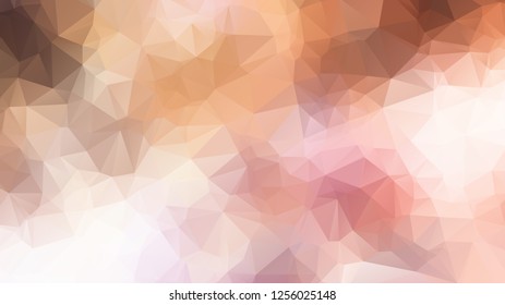 Abstract geometric style brown background. Autumn-colored business background Vector illustration. Red, brown, purple colors. Simple polygon background