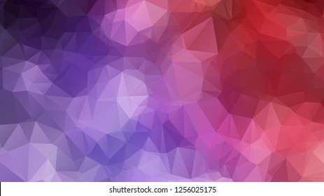 Abstract geometric style brown background. Autumn-colored business background Vector illustration. Red, brown, purple colors. Simple polygon background