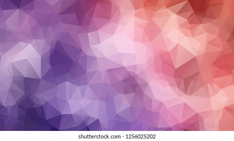 Abstract geometric style brown background. Autumn-colored business background Vector illustration. Red, brown, purple colors. Simple polygon background