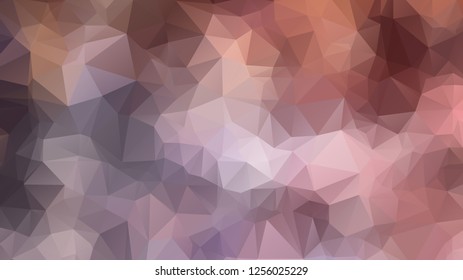 Abstract geometric style brown background. Autumn-colored business background Vector illustration. Red, brown, purple colors. Simple polygon background