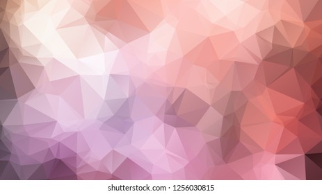 Abstract geometric style brown background. Autumn-colored business background Vector illustration. Red, brown, purple colors. Simple polygon background