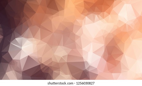 Abstract geometric style brown background. Autumn-colored business background Vector illustration. Red, brown, purple colors. Simple polygon background