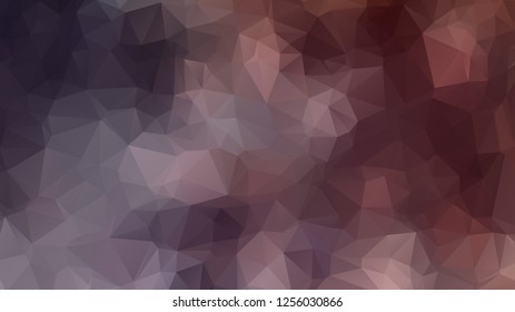 Abstract geometric style brown background. Autumn-colored business background Vector illustration. Red, brown, purple colors. Simple polygon background