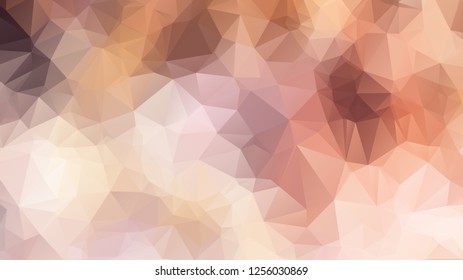 Abstract geometric style brown background. Autumn-colored business background Vector illustration. Red, brown, purple colors. Simple polygon background