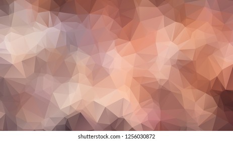 Abstract geometric style brown background. Autumn-colored business background Vector illustration. Red, brown, purple colors. Simple polygon background