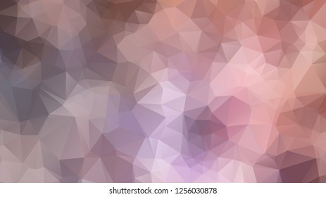 Abstract geometric style brown background. Autumn-colored business background Vector illustration. Red, brown, purple colors. Simple polygon background