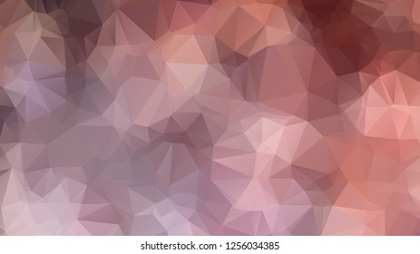 Abstract geometric style brown background. Autumn-colored business background Vector illustration. Red, brown, purple colors. Simple polygon background