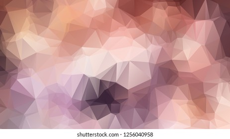 Abstract geometric style brown background. Autumn-colored business background Vector illustration. Red, brown, purple colors. Simple polygon background