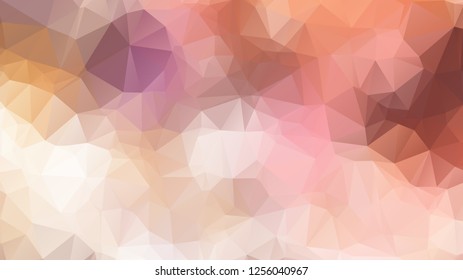 Abstract geometric style brown background. Autumn-colored business background Vector illustration. Red, brown, purple colors. Simple polygon background