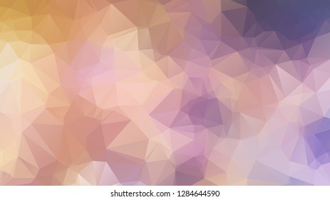 Abstract geometric style brown background. Autumn-colored business background Vector illustration. Red, brown, purple colors. Simple polygon background