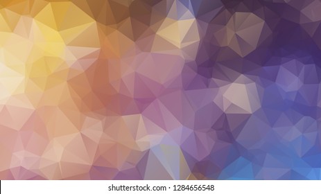 Abstract geometric style brown background. Autumn-colored business background Vector illustration. Red, brown, purple colors. Simple polygon background