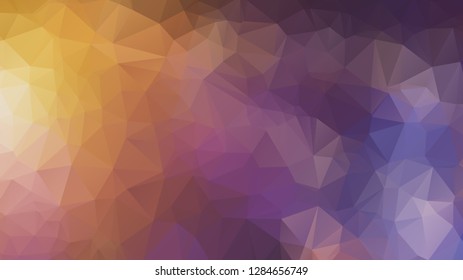 Abstract geometric style brown background. Autumn-colored business background Vector illustration. Red, brown, purple colors. Simple polygon background