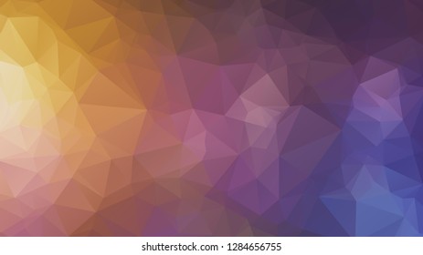 Abstract geometric style brown background. Autumn-colored business background Vector illustration. Red, brown, purple colors. Simple polygon background