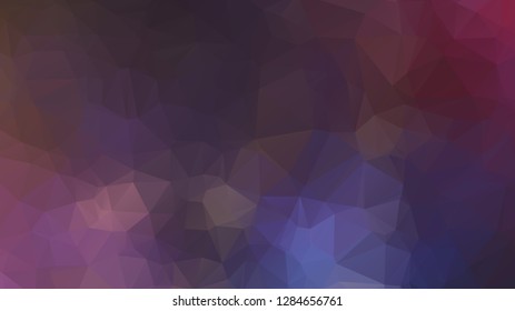 Abstract geometric style brown background. Autumn-colored business background Vector illustration. Red, brown, purple colors. Simple polygon background