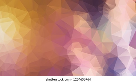 Abstract geometric style brown background. Autumn-colored business background Vector illustration. Red, brown, purple colors. Simple polygon background