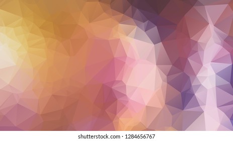 Abstract geometric style brown background. Autumn-colored business background Vector illustration. Red, brown, purple colors. Simple polygon background