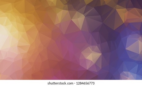 Abstract geometric style brown background. Autumn-colored business background Vector illustration. Red, brown, purple colors. Simple polygon background