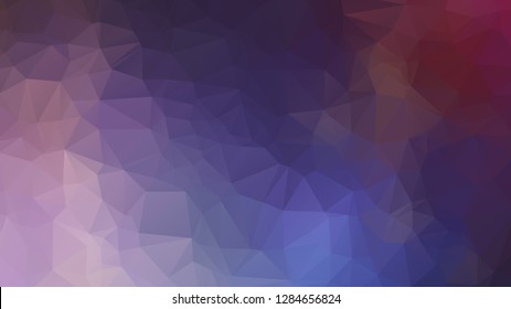 Abstract geometric style brown background. Autumn-colored business background Vector illustration. Red, brown, purple colors. Simple polygon background