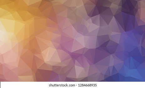 Abstract geometric style brown background. Autumn-colored business background Vector illustration. Red, brown, purple colors. Simple polygon background