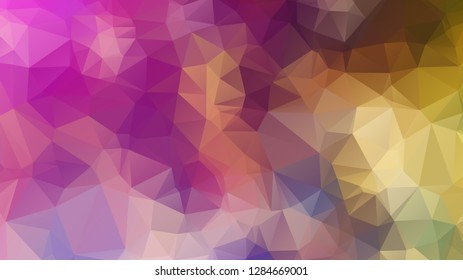 Abstract geometric style brown background. Autumn-colored business background Vector illustration. Red, brown, purple colors. Simple polygon background