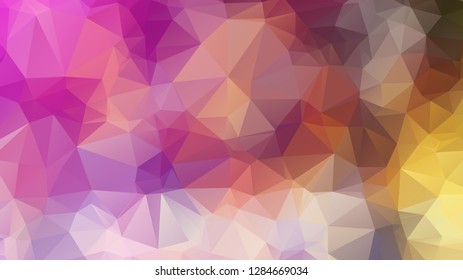 Abstract geometric style brown background. Autumn-colored business background Vector illustration. Red, brown, purple colors. Simple polygon background