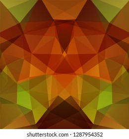 Abstract geometric style brown background. Vector illustration