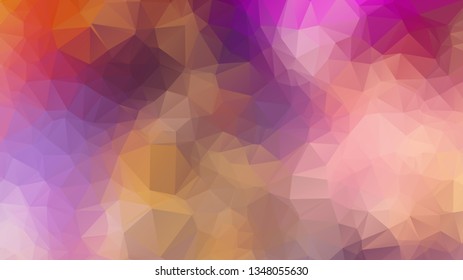 Abstract geometric style brown background. Autumn-colored business background Vector illustration. Red, brown, purple colors. Simple polygon background