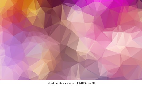 Abstract geometric style brown background. Autumn-colored business background Vector illustration. Red, brown, purple colors. Simple polygon background