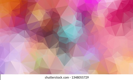 Abstract geometric style brown background. Autumn-colored business background Vector illustration. Red, brown, purple colors. Simple polygon background