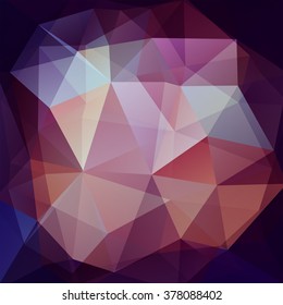 Abstract geometric style brown background.  Retro business background  Vector illustration