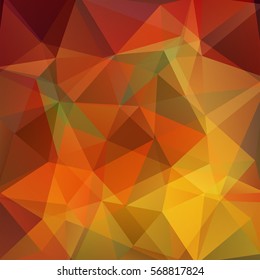 Abstract geometric style brown background.  Autumn-colored business background  Vector illustration