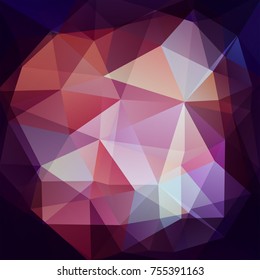 Abstract geometric style brown background. Vector illustration