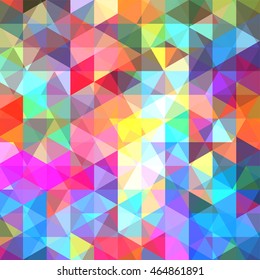 Resumen del estilo geométrico del fondo colorido.   Ilustración del vector