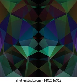 Abstract geometric style dark background. Vector illustration