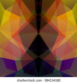 Abstract geometric style dark background.  Brown business background  Vector illustration