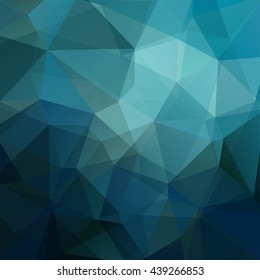Abstract geometric style dark background.  Vector illustration. Dark blue colors. 
