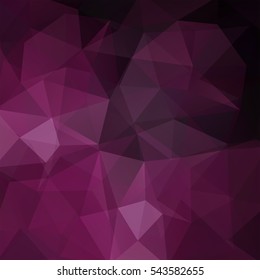 Abstract geometric style dark purple background.  Vector illustration