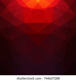 Abstract geometric style dark red background. Vector illustration