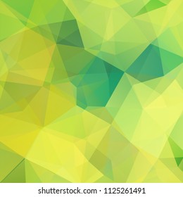 Abstract geometric style green background. Vector illustration